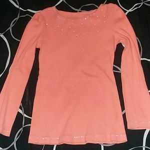Long sleeve orange shirt